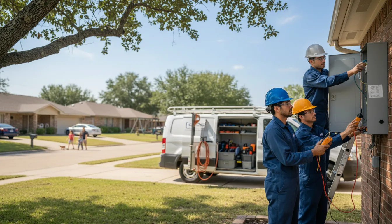Certified electrician providing emergency electrical services in Havana, ND